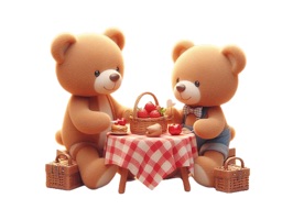 Teddy Bear Picnic Stickers