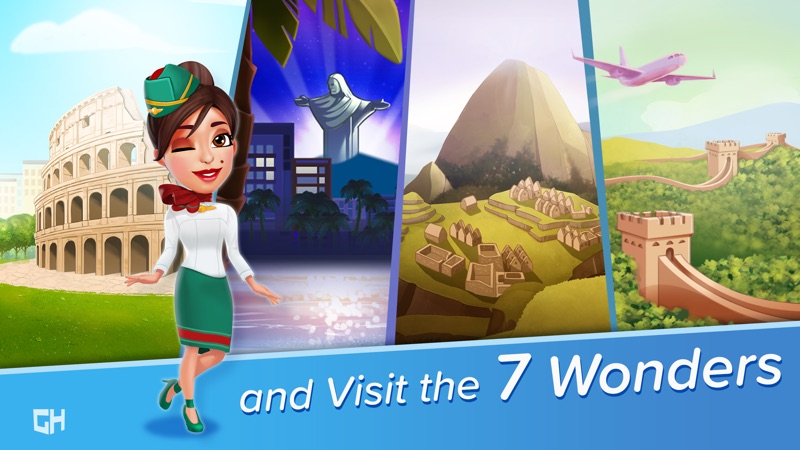 Amber's Airline - 7 Wonders screenshot 2