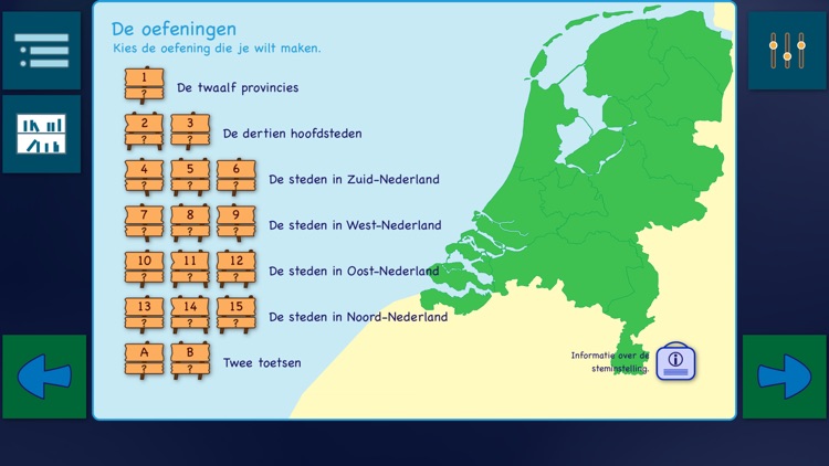 Topografie Nederland