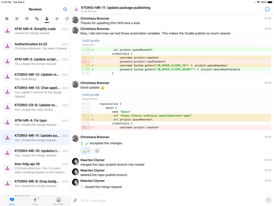 Screenshot #4 pour JetBrains Space