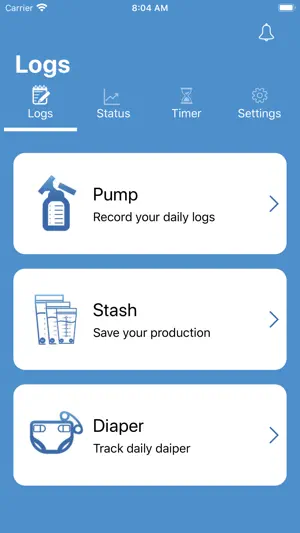 Pump Tracker: Breastfeeding screenshot 1