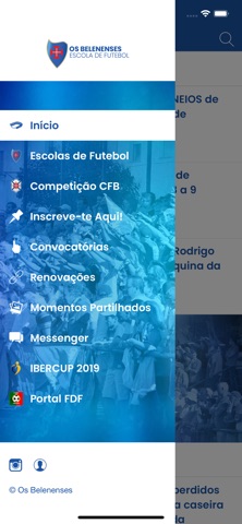 EF "Os Belenenses" app screenshot 2