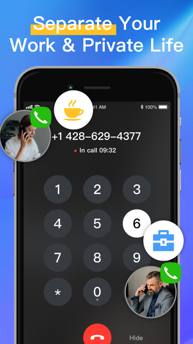 Call Now: 2nd Number Phone App Screenshot