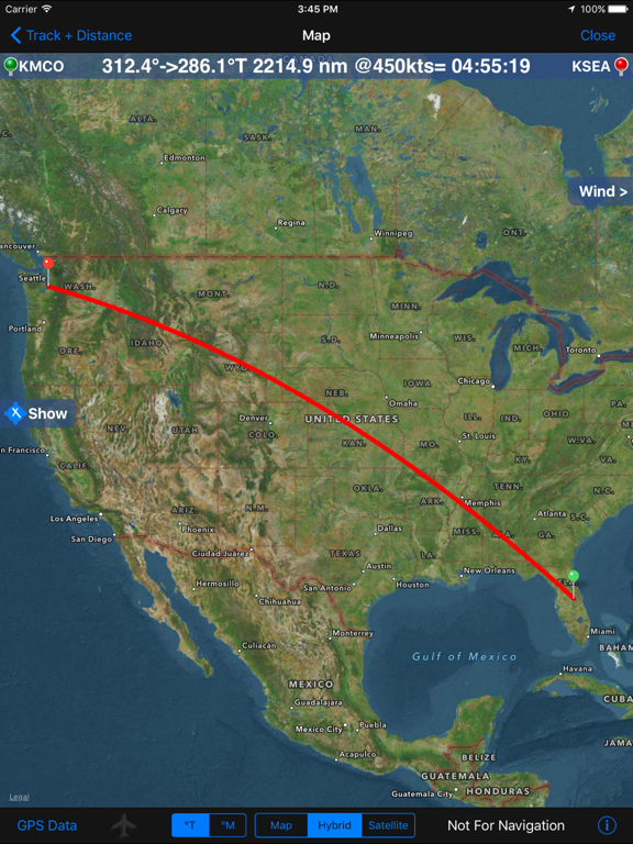 FlyBy E6B iPad screenshot 4 - Navigation app