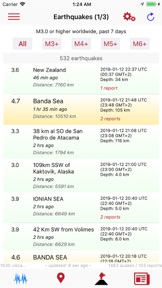 Volcanoes & Earthquakes screenshot