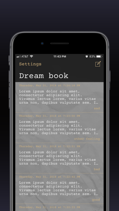 My Dream Book iPhone screenshot 3 - Book app