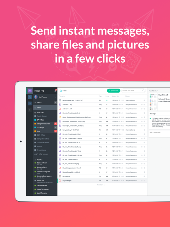 Screenshot #6 pour Hibox Business Chat