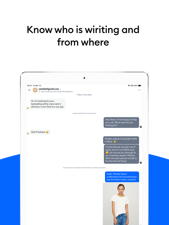 Tidio iPad screenshot 4 - Business app