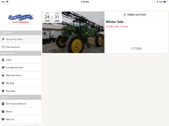 Screenshot #4 pour Mobley & Grant Auctioneers