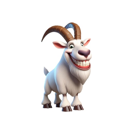 Happy Mountain Goat Stickers icon