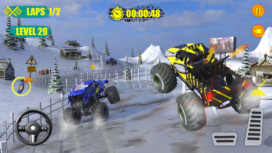 #1. Four Wheeler Games Snow Runner (iOS) By: GameEnix
