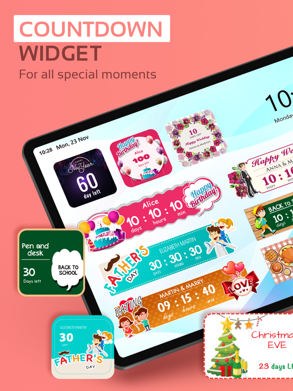 Screenshot #4 pour Widget compte à rebours 321