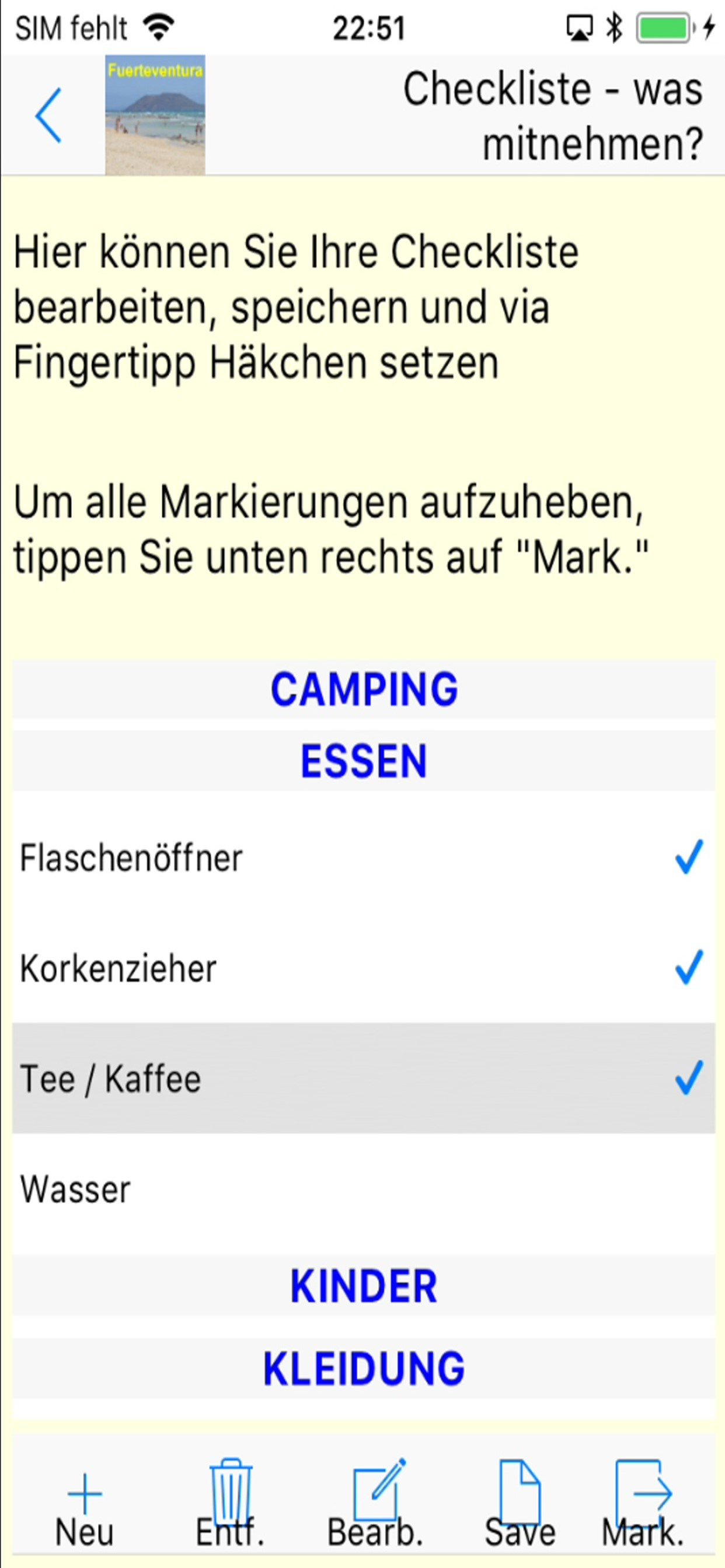 Fuerteventura Urlaubs App