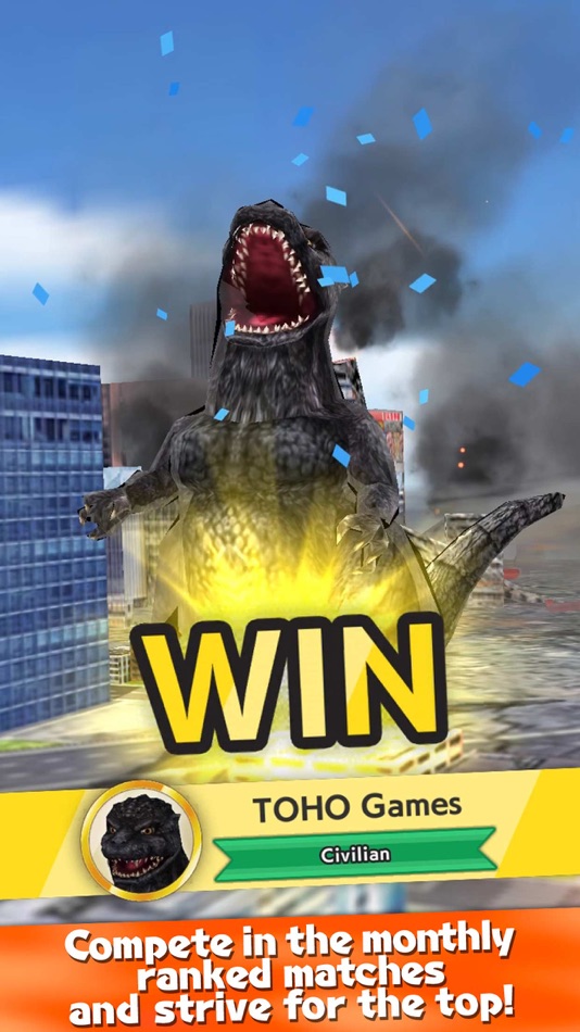 #4. GODZILLA BATTLE LINE (iOS) 由: Toho Co.,Ltd.