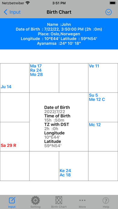 iHoroscope Vedic Screenshot