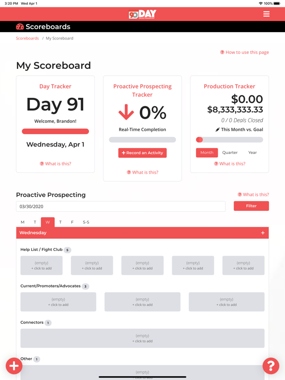Accountable CRM iPad screenshot 1 - Business app