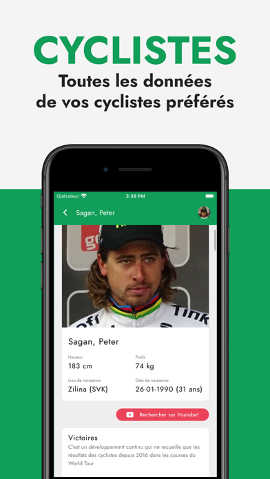 Screenshot #2 pour Cyclingoo: Résultats cyclisme