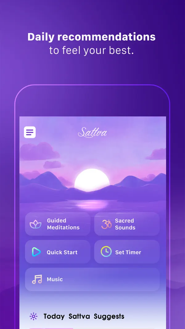 Sattva Meditations & Mantras Screenshot 2