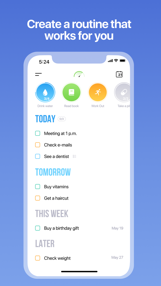 #2. Tappsk: ToDo & Habit Tracker (iOS) Bởi: MATVEY KONDAKOV