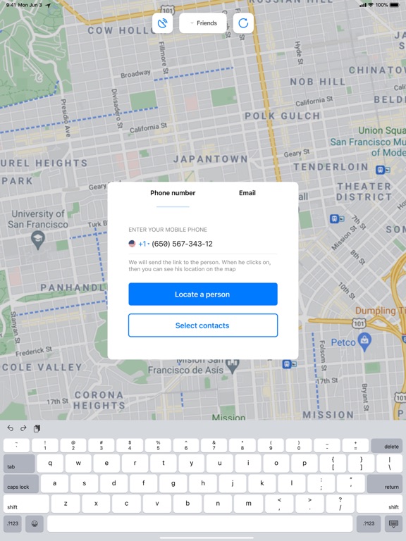 Screenshot #5 pour Localiser mes amis phone iMapp
