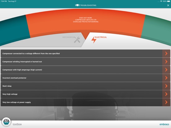 Screenshot #6 pour Embraco ToolBox