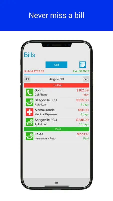 Home Budget Manager Paid screenshot 6 of 9