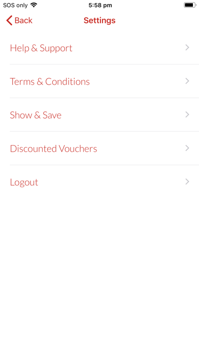 Southgate Wallet Screenshot