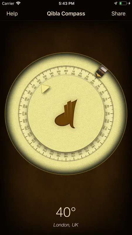 Qibla finder: Qibla Compass screenshot 2 of 4