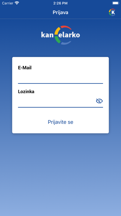 Screenshot 1 of Kancelarko App