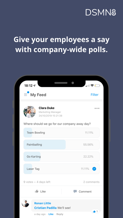 DSMN8 iPhone screenshot 5 - Productivity app