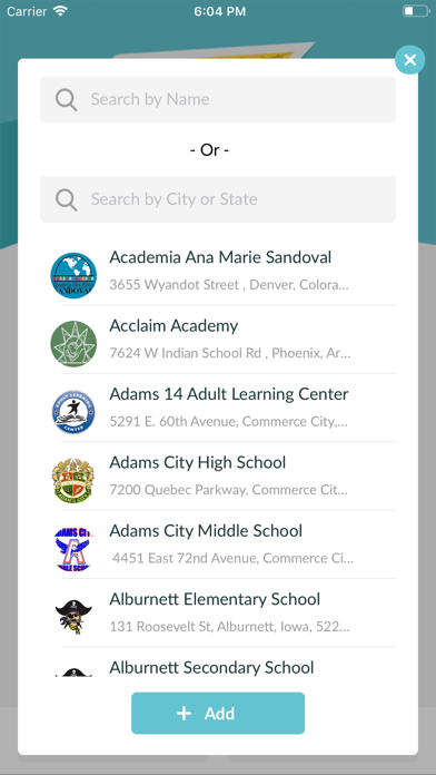 App screenshot