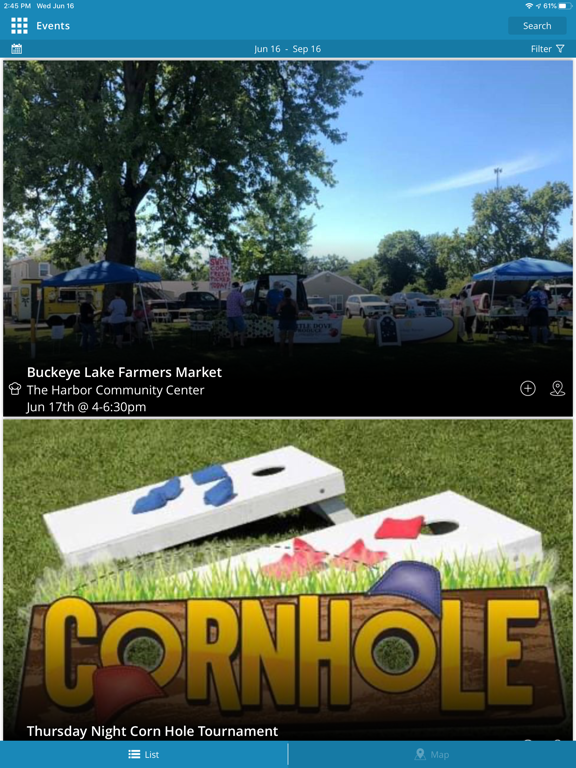 Escape to Buckeye Lake iPad screenshot 6 - Travel app