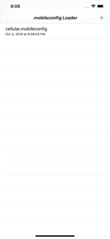 .mobileconfig Loader Screenshot 1 of 1