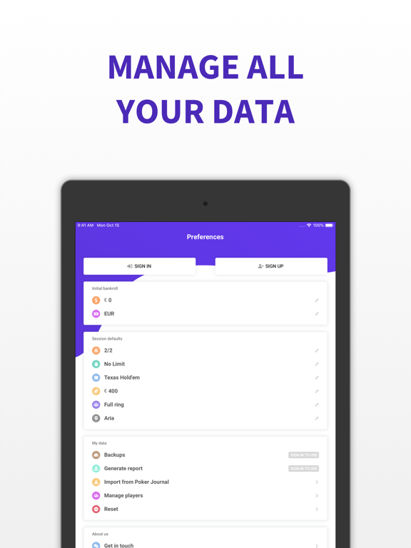 Screenshot #6 pour Pokerbase - Tracking & Staking
