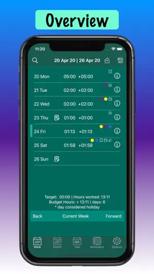 Register Schedules screenshot 2