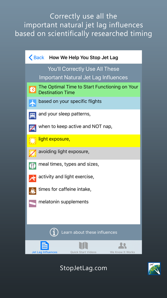 #1. StopJetLag (iOS) 由: StopJetLag