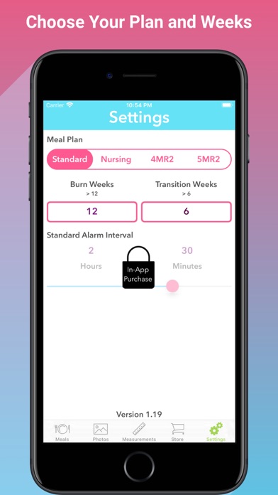 Meal Replacement Tracker Screenshot