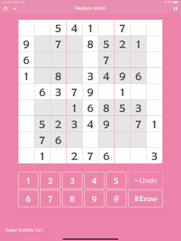 Super Sudoku - Brainstorming!! iPad screenshot 4 - Games app