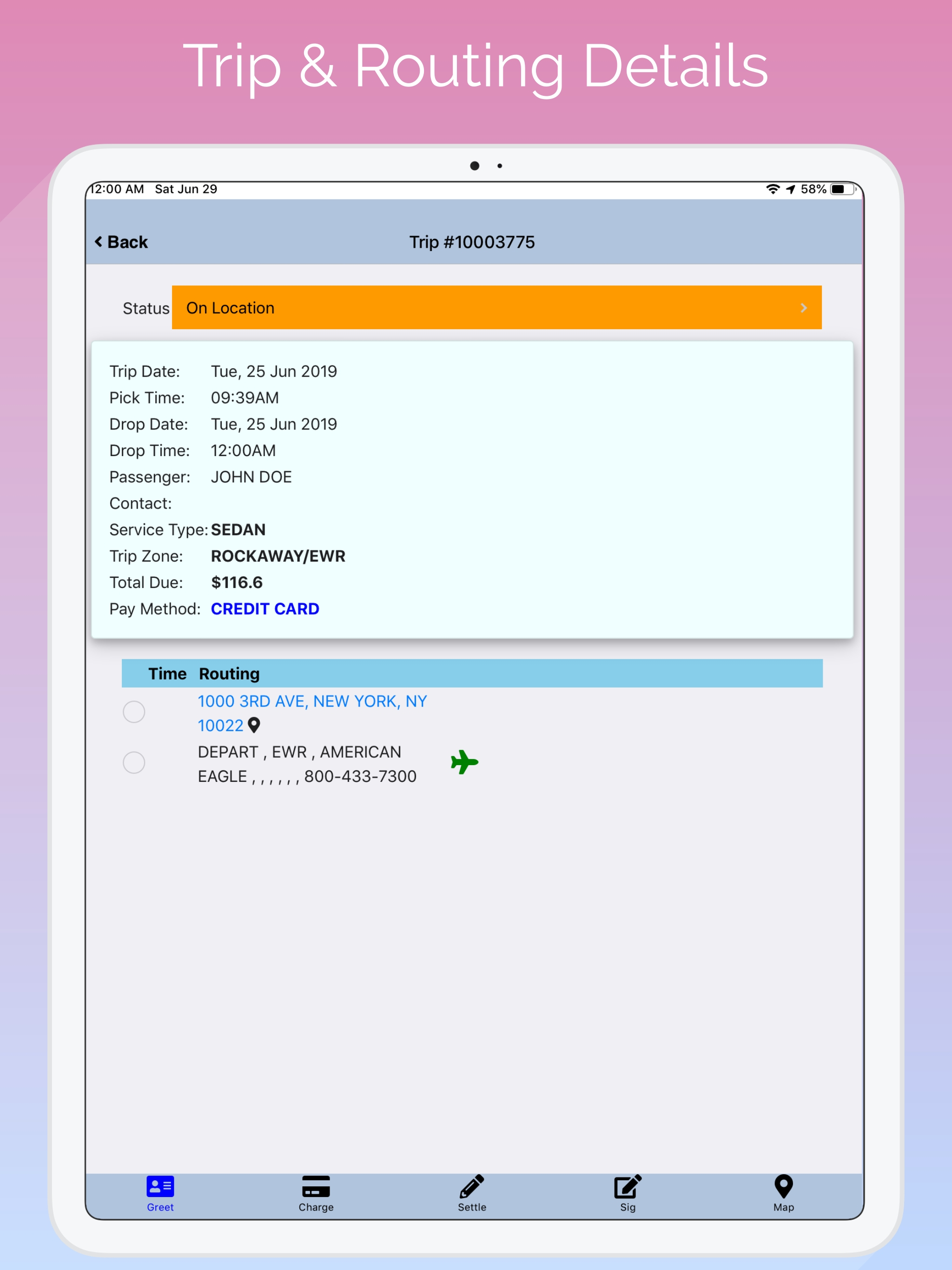 LimoWiz Driver App (LWD) screenshot 9