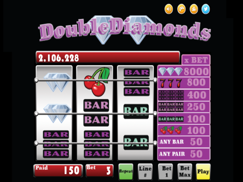 DoubleDiamonds iPad screenshot