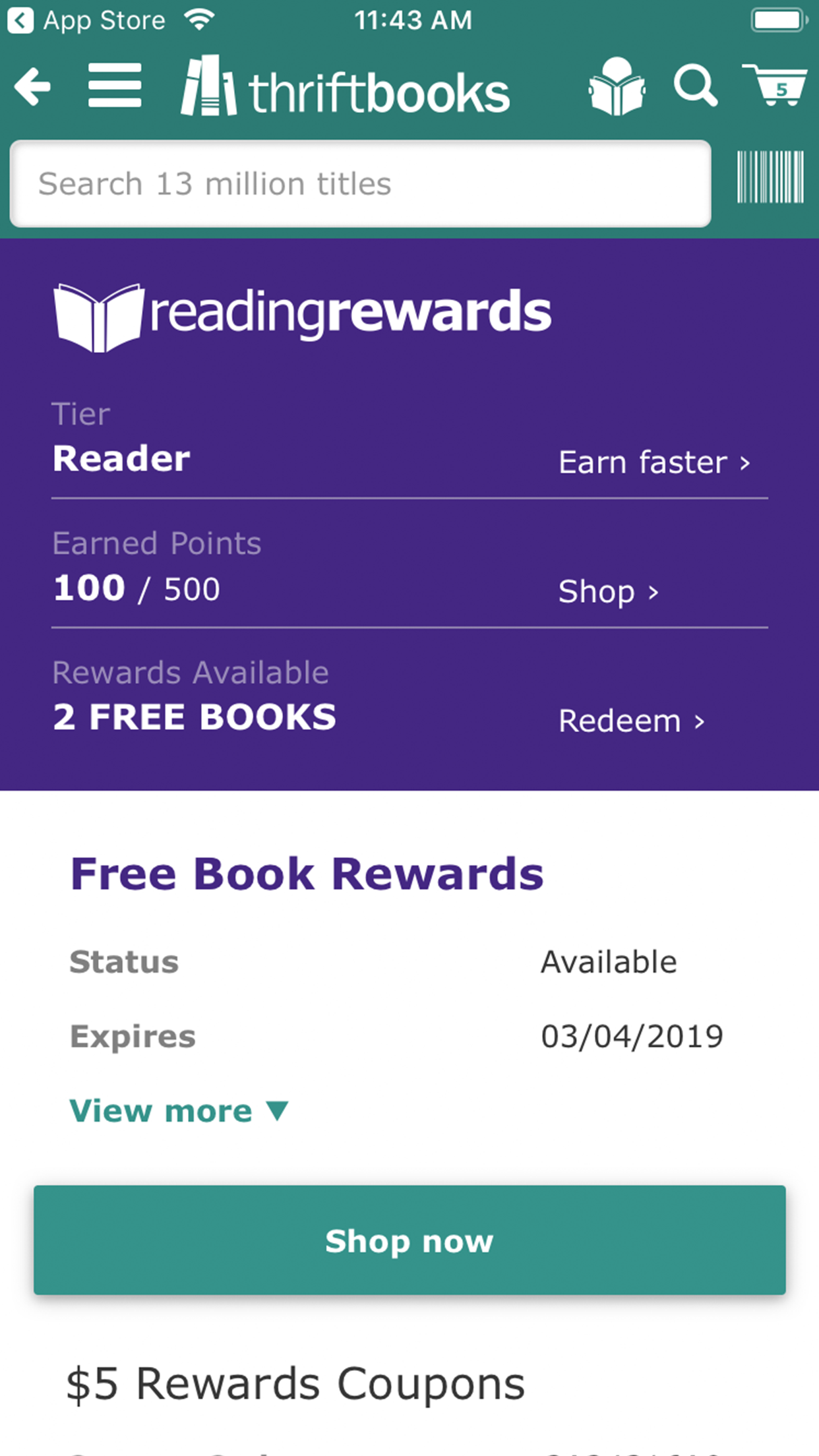 ThriftBooks: New & Used Books screenshot 4