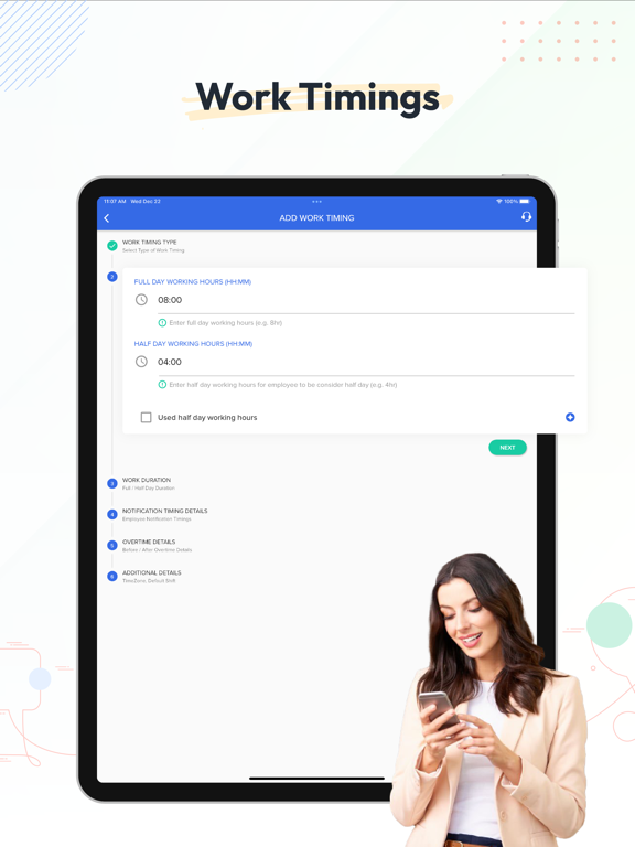 Screenshot #6 pour factoTime - Attendance App