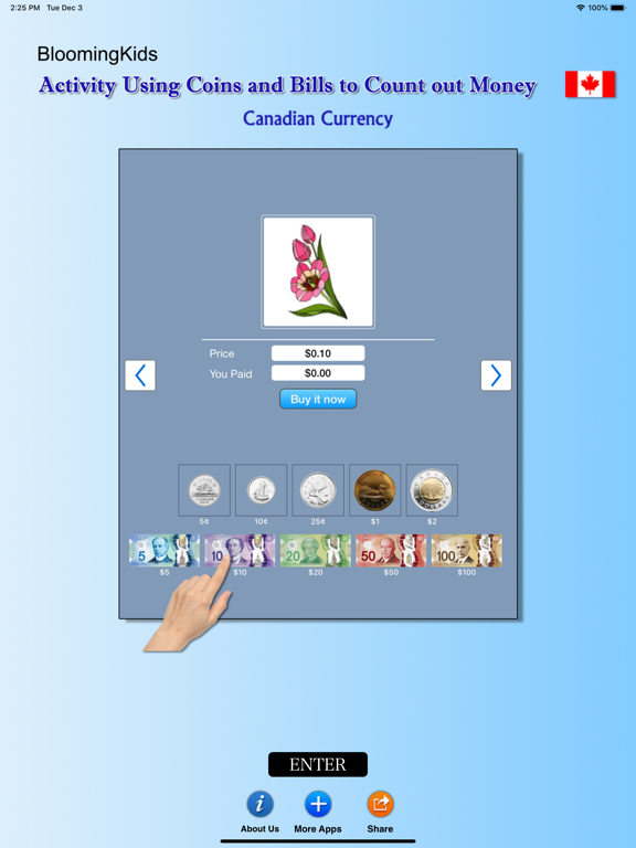 Screenshot #5 pour Activity Coins and Bills CAD