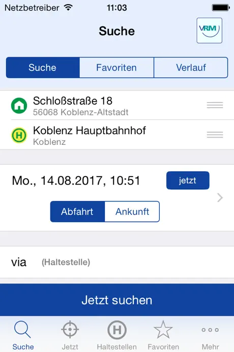 VRM Fahrplan & Tickets