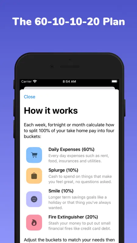 Happy Buckets - Budget planner screenshot 5 of 5