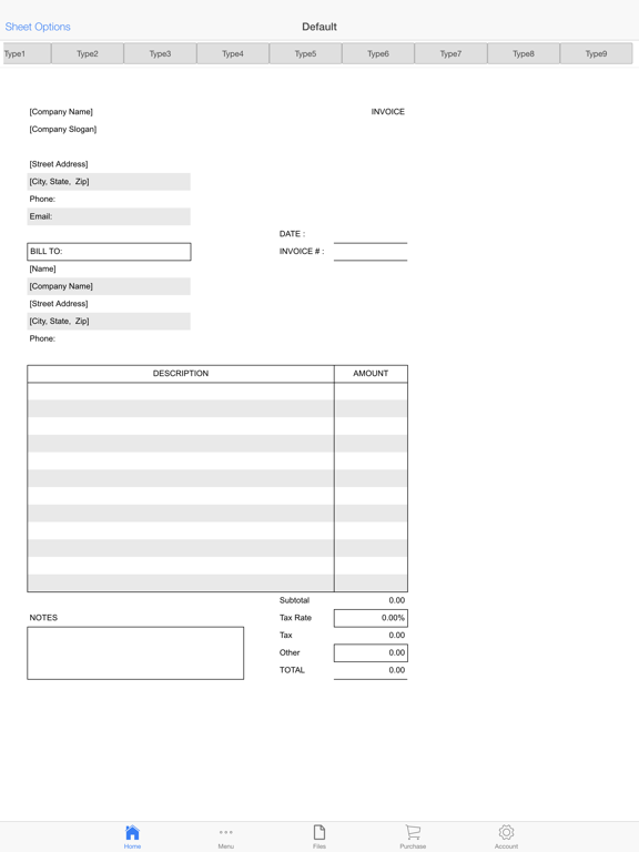 Work Order iPad screenshot