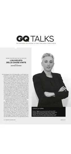 Скриншот GQ Italia Magazine на iPhone 2