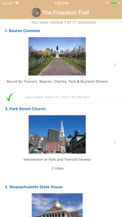 Screenshot #1 pour Freedom Trail - Boston