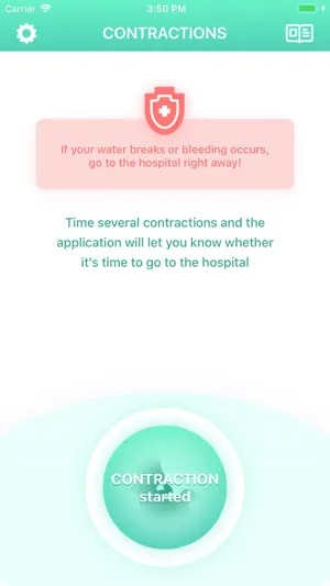 Contraction Timer & Counter 9m screenshot 2