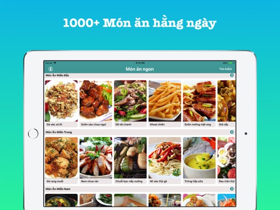 Bếp & Đời: Hương vị Cuộc sống iPad screenshot 1 - Food & Drink app